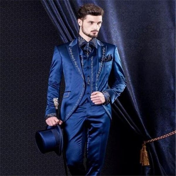 custom royal blue mens suit arrival party groom tuxedo achieve men suits jewelry lapel wedding prom costume (jacket pants vest, White;black
custom royal blue mens suit arrival party groom tuxedo achieve men suits jewelry lapel wedding prom costume (jacket pants vest, White;black
