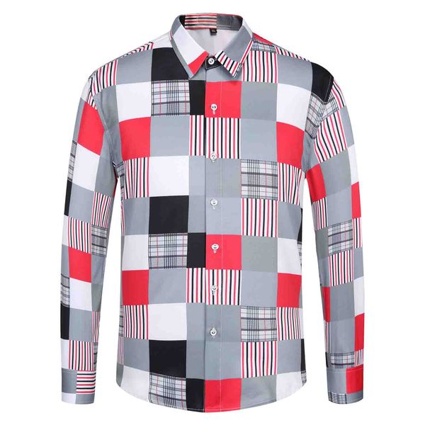 20 autumn and winter printed men's casual floral shirt lining shirt long-sleeved shirt, White;black
20 autumn and winter printed men's casual floral shirt lining shirt long-sleeved shirt, White;black
