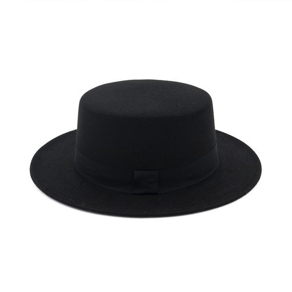 brand new wool boater flat hat for women's felt wide brim fedora hat winter chapeu de feltro bowler gambler hf29, Blue;gray
brand new wool boater flat hat for women's felt wide brim fedora hat winter chapeu de feltro bowler gambler hf29, Blue;gray