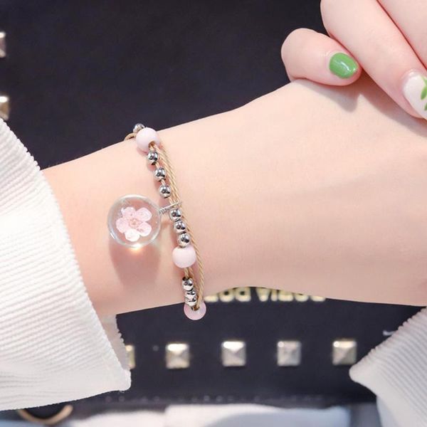 creative glass bracelet weave lucky flower bracelets handmade rose woven dried flowers glass bead bracelet women jewelry new, Golden;silver
creative glass bracelet weave lucky flower bracelets handmade rose woven dried flowers glass bead bracelet women jewelry new, Golden;silver