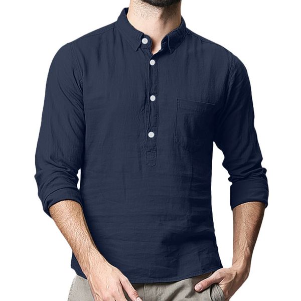 casual men's shirt baggy cotton linen men shirt long sleeve streetwear pocket turn-down collar blouse camisa masculina, White;black
casual men's shirt baggy cotton linen men shirt long sleeve streetwear pocket turn-down collar blouse camisa masculina, White;black