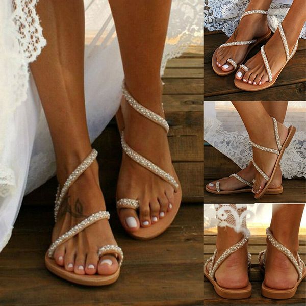 2019 newly women boho crystal sandals cross toe ring flat sandals fashion beach outdoor for summer xr-hot
2019 newly women boho crystal sandals cross toe ring flat sandals fashion beach outdoor for summer xr-hot