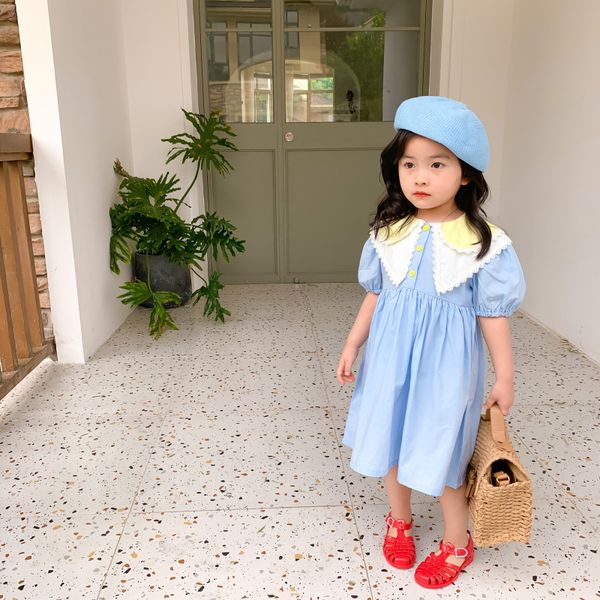 2020 summer new arrival girls fashion patcwork collar dess kids cotton dresses girls dresses, Red;yellow
2020 summer new arrival girls fashion patcwork collar dess kids cotton dresses girls dresses, Red;yellow