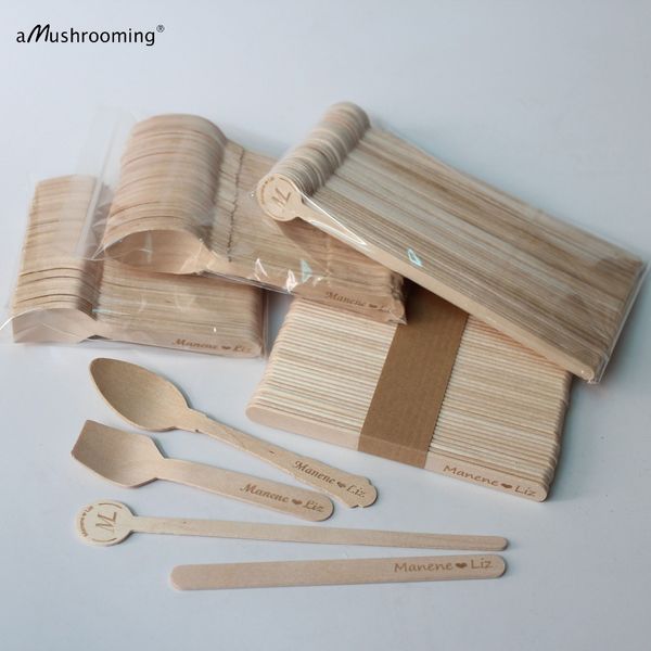100 personalized wedding party favor supplies wooden disposable dessert spoons ice cream sticks coffee swizzle whisky stirrers
100 personalized wedding party favor supplies wooden disposable dessert spoons ice cream sticks coffee swizzle whisky stirrers