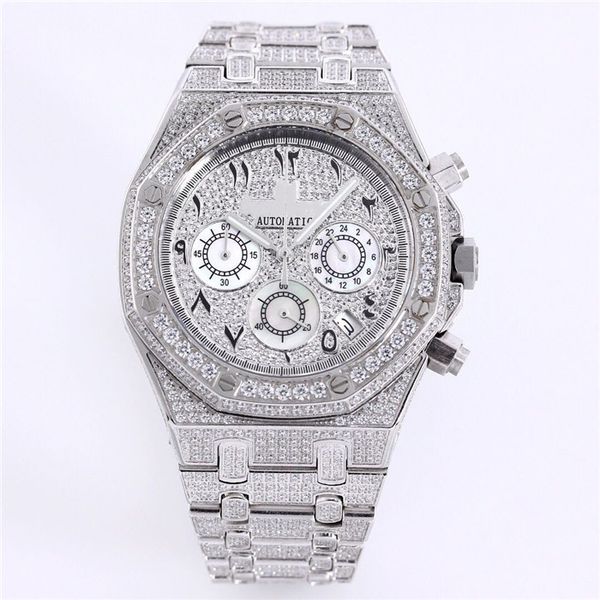 crime watch vk multi-function mechanical movement 42mm arabic digital full diamond 316l accurate and stable travel super lumino, Slivery;brown
crime watch vk multi-function mechanical movement 42mm arabic digital full diamond 316l accurate and stable travel super lumino, Slivery;brown