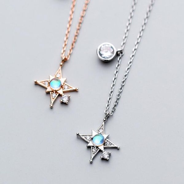 jewelry s925 sterling silver necklace stars pendant glass chokers for women fashion of shipping
jewelry s925 sterling silver necklace stars pendant glass chokers for women fashion of shipping