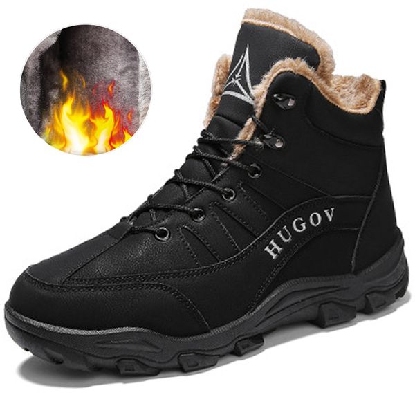 winter soft men's boots comfortable outdoor men's snow boots cotton shoes snow non-slip anti-cold indestructible sneakers, Black
winter soft men's boots comfortable outdoor men's snow boots cotton shoes snow non-slip anti-cold indestructible sneakers, Black