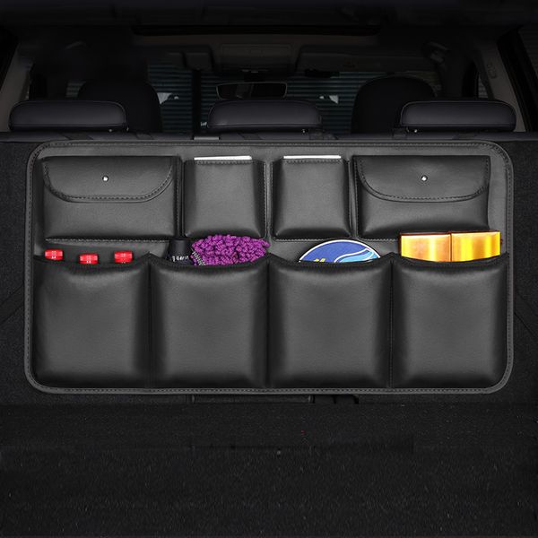 universal car trunk organizer adjustable backseat storage bag net high capacity multi-use pu auto mobile seat back organizers
universal car trunk organizer adjustable backseat storage bag net high capacity multi-use pu auto mobile seat back organizers