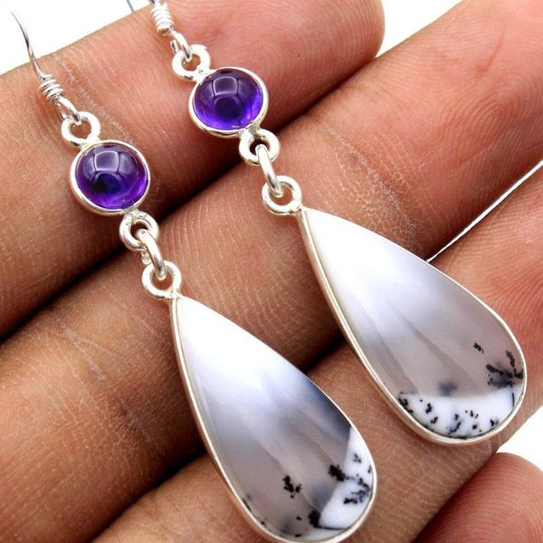 creative waterdrop shaped earrings simulation natural hibiscus stone eardrop dangle inlaid amethyst drop earring for women designer jewelry, Silver
creative waterdrop shaped earrings simulation natural hibiscus stone eardrop dangle inlaid amethyst drop earring for women designer jewelry, Silver
