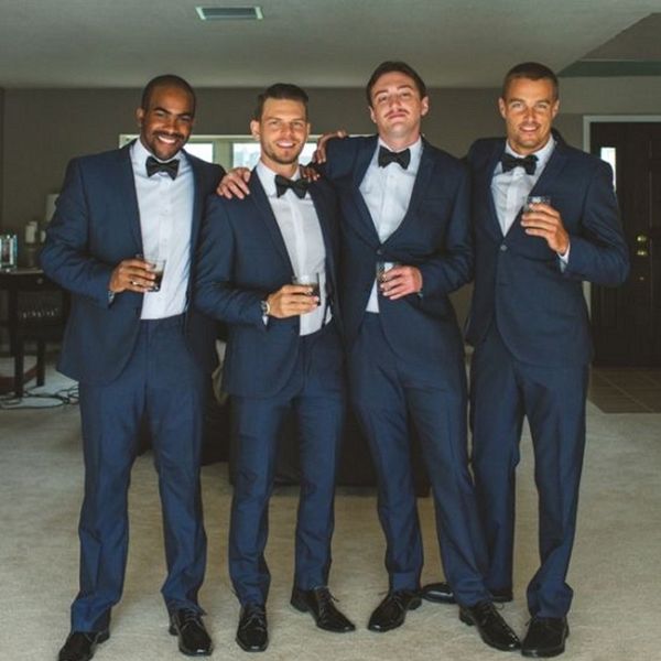 wedding tuxedos two-button groom suit set groomsman suit blue wedding party suit (jacket+pants+bow) custom made for evening party prom yy024, Black;gray
wedding tuxedos two-button groom suit set groomsman suit blue wedding party suit (jacket+pants+bow) custom made for evening party prom yy024, Black;gray