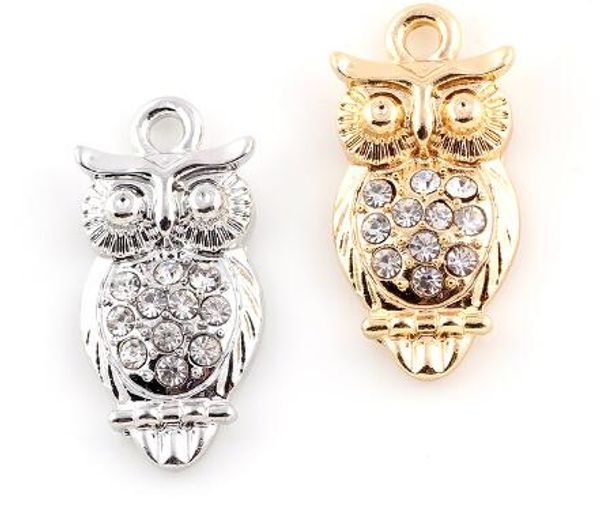 20pcs/lot 12x25mm (golden,silver color) animal owl hang pendant charms fit for diy floating dangle locket jewelrys, Bronze;silver
20pcs/lot 12x25mm (golden,silver color) animal owl hang pendant charms fit for diy floating dangle locket jewelrys, Bronze;silver