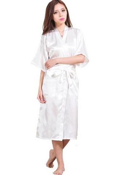 women silk satin long wedding bride bridesmaid robe kimono robe feminino bath robe large size xxxl peignoir femme bathrobe, Black;red
women silk satin long wedding bride bridesmaid robe kimono robe feminino bath robe large size xxxl peignoir femme bathrobe, Black;red