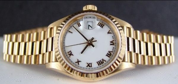 factory supplier luxury wristwatch sapphire 26mm 18kt gold white dial 69178 automatic ladies watch women's watches, Slivery;brown
factory supplier luxury wristwatch sapphire 26mm 18kt gold white dial 69178 automatic ladies watch women's watches, Slivery;brown