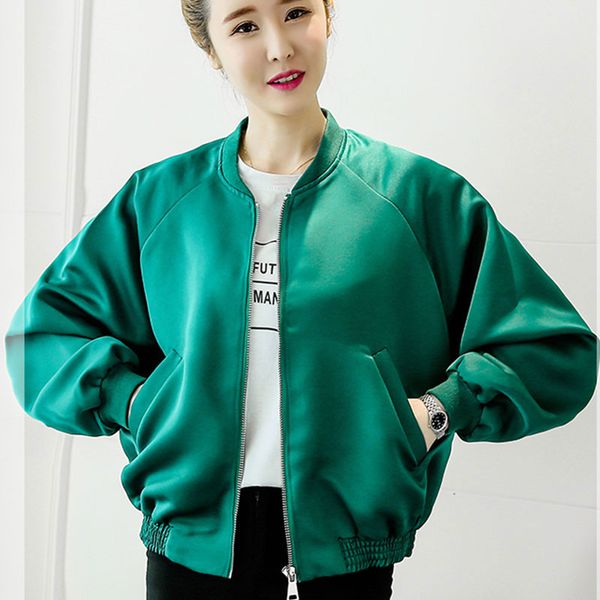 retro embroidered women jacket korean vogue baseball coat ladies casual solid zipper short jackets female batwing sleeve outwear, Black;brown
retro embroidered women jacket korean vogue baseball coat ladies casual solid zipper short jackets female batwing sleeve outwear, Black;brown