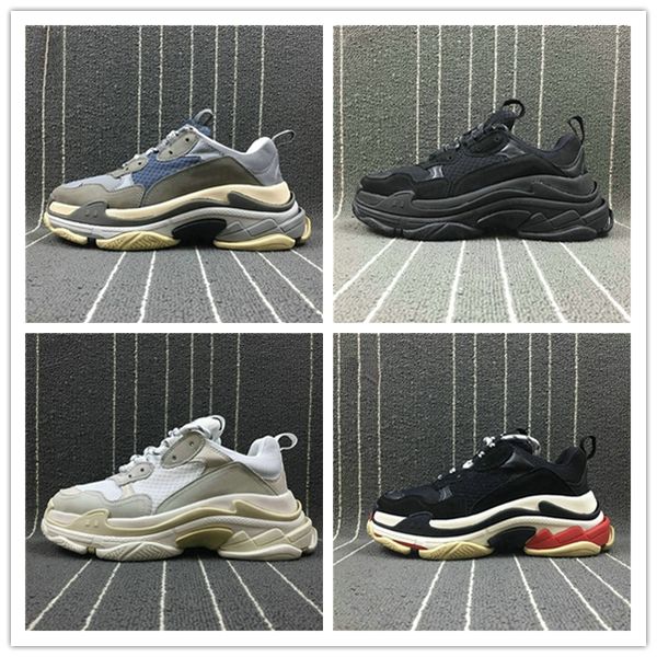 2019 мода париж 17fw triple s кроссовки triple-s повседневная папа мужская обувь комбинация подошвы спортивные мужские кроссовки chaussures, Black
2019 мода париж 17fw triple s кроссовки triple-s повседневная папа мужская обувь комбинация подошвы спортивные мужские кроссовки chaussures, Black