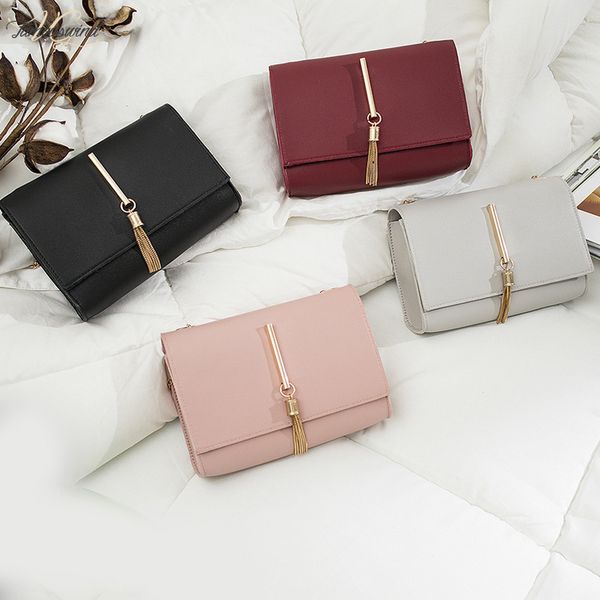 2020 women simple small square bag pu leather crossbody bags for women tassel single shoulder messenger bags bolsa feminina
2020 women simple small square bag pu leather crossbody bags for women tassel single shoulder messenger bags bolsa feminina
