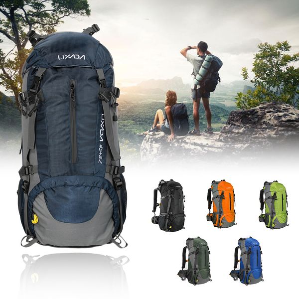 lixada 50l large waterproof travel bags nylon rucksack outdoor sport backpack with rain cover camping climbing trekking knapsack
lixada 50l large waterproof travel bags nylon rucksack outdoor sport backpack with rain cover camping climbing trekking knapsack