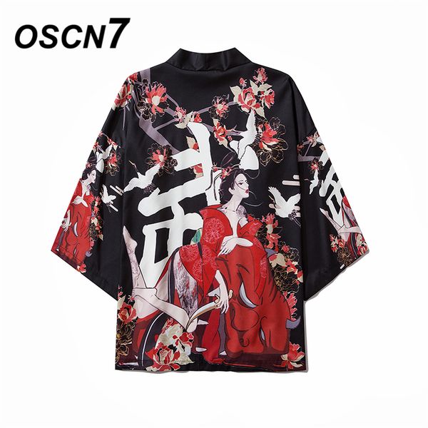 oscn7 printed kimono cardigan shirt men 2020 japanese streetwear three quarter sleeve coat shirts harujuku mens shirt 6056, White;black
oscn7 printed kimono cardigan shirt men 2020 japanese streetwear three quarter sleeve coat shirts harujuku mens shirt 6056, White;black