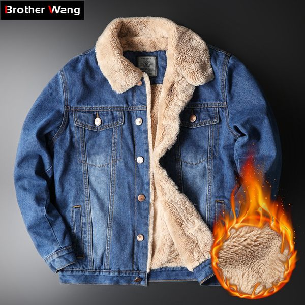 2019 winter new men's warm denim jacket fashion casual classic style fleece thicken jeans jacket and coats male brand clothes, Black;brown
2019 winter new men's warm denim jacket fashion casual classic style fleece thicken jeans jacket and coats male brand clothes, Black;brown