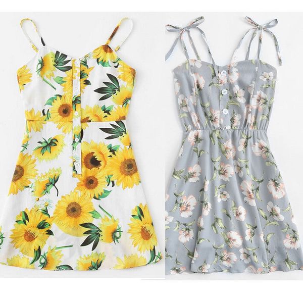 women boho floral chiffon summer sleeveless party evening beach short mini dress sundress new fashion women clothes, Black;gray
women boho floral chiffon summer sleeveless party evening beach short mini dress sundress new fashion women clothes, Black;gray