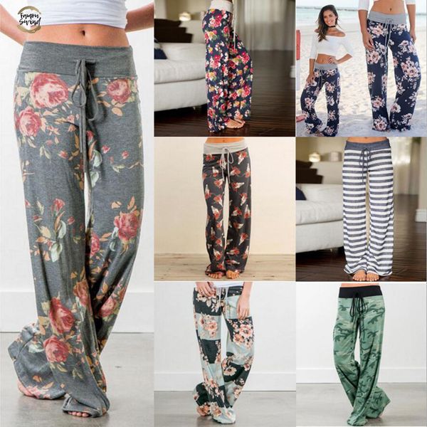 spring new 2019 causal women pants printed drawstring high waist straight women loose pants plus size ladies long trousers, Black;white
spring new 2019 causal women pants printed drawstring high waist straight women loose pants plus size ladies long trousers, Black;white