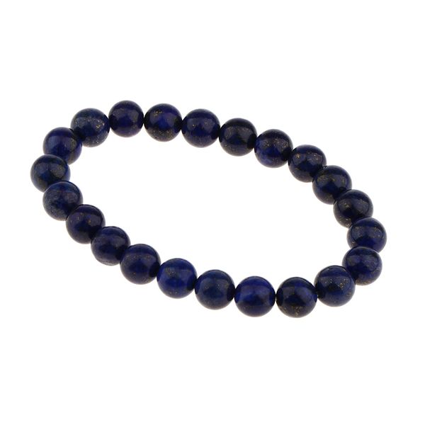 natural gemstone stretchy beaded bracelet 8mm round lapis lazuli prayer bead, Golden;silver 
natural gemstone stretchy beaded bracelet 8mm round lapis lazuli prayer bead, Golden;silver