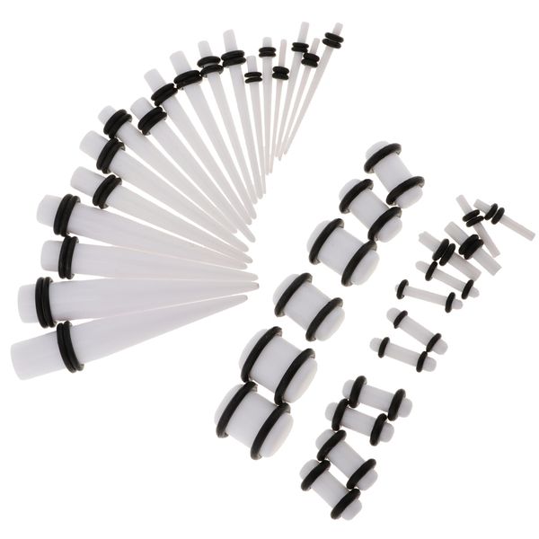 36 шт / комплект ухо манометры растяжку jewelry kit акриловые 14g-00g expander таппер заглушки кузова, Slivery;golden
36 шт / комплект ухо манометры растяжку jewelry kit акриловые 14g-00g expander таппер заглушки кузова, Slivery;golden