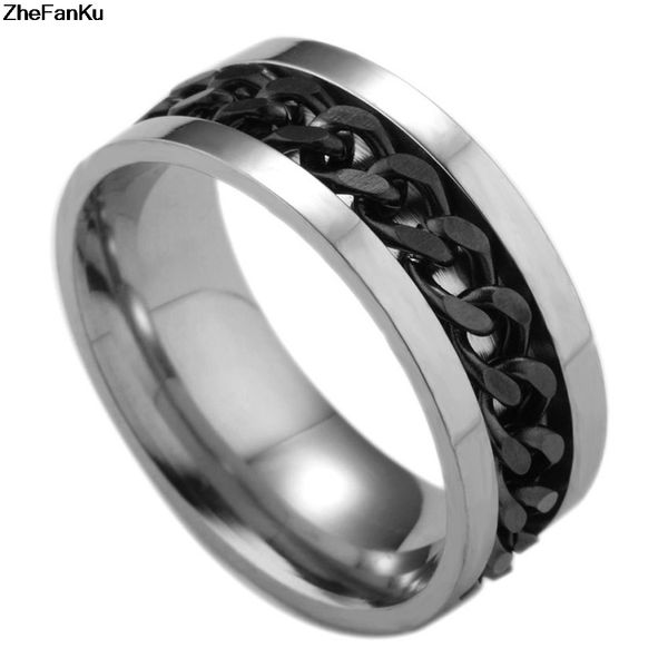 new fashion design wholesale personalized simple chain titanium steel ring men finger ring for party ing, Slivery;golden 
new fashion design wholesale personalized simple chain titanium steel ring men finger ring for party ing, Slivery;golden