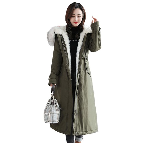 2019 new quality fashion winter jacket women's parkas coats large big fur collar slim winter jacket cotton liner hooded coat, Tan;black
2019 new quality fashion winter jacket women's parkas coats large big fur collar slim winter jacket cotton liner hooded coat, Tan;black