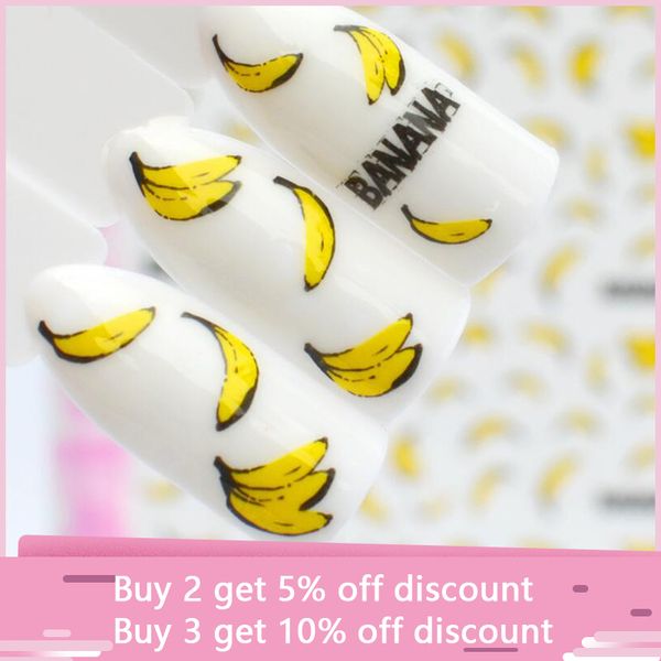 22 designs 3d nail stikcers nail art decorations self-adhesive diy decals tips banana snowdrops flowers art stickers decals, Black
22 designs 3d nail stikcers nail art decorations self-adhesive diy decals tips banana snowdrops flowers art stickers decals, Black