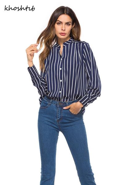 khoshtib women's shirt blouse spring autumn striped shirt short front long sleeve blouse fashion casual riverdale, White
khoshtib women's shirt blouse spring autumn striped shirt short front long sleeve blouse fashion casual riverdale, White