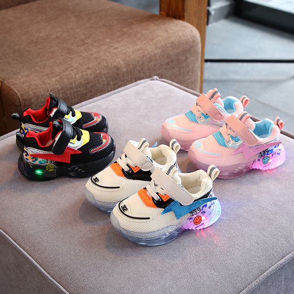 children's all-season cartoon boys and girls baby first walker sports shoes non-slip soft bottom student led shoes, Black;red
children's all-season cartoon boys and girls baby first walker sports shoes non-slip soft bottom student led shoes, Black;red