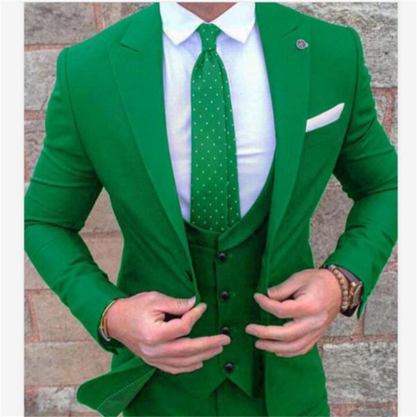 green classic men's suit terno slim fit evening suits for men groom tuxedos prom wedding 3pcs (jacket&pant&vest) b70, White;black
green classic men's suit terno slim fit evening suits for men groom tuxedos prom wedding 3pcs (jacket&pant&vest) b70, White;black