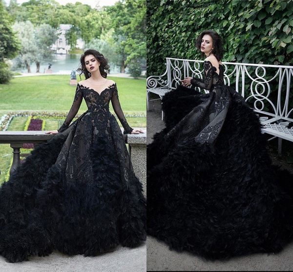 luxury sparkly beaded sequined ball gown prom dress vintage black quinceanera dresses with feathers long formal party evening gown
luxury sparkly beaded sequined ball gown prom dress vintage black quinceanera dresses with feathers long formal party evening gown