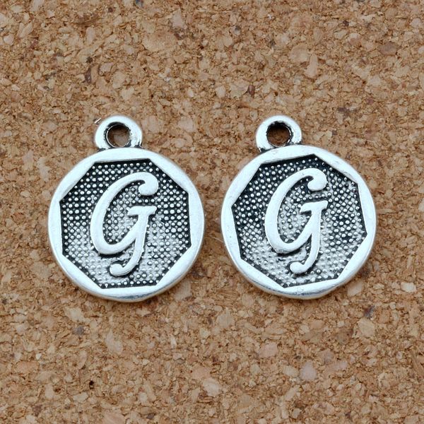 100pcs/lots antique silver letter "g" alphabet initial alloy charms pendants for jewelry making necklace diy accessories, Bronze;silver
100pcs/lots antique silver letter "g" alphabet initial alloy charms pendants for jewelry making necklace diy accessories, Bronze;silver