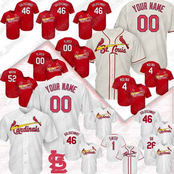 Custom ST. LOUIS Jersey CARDINALS 4 Yadier Molina46 Paul Goldschm43 Dakota Hudson 46 Paul Goldschmidt 12 Paul DeJong 53 John Gant Jerseys
Custom ST. LOUIS Jersey CARDINALS 4 Yadier Molina46 Paul Goldschm43 Dakota Hudson 46 Paul Goldschmidt 12 Paul DeJong 53 John Gant Jerseys