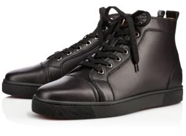 wholesale red bottom men's sneaker suede leather with spikes high leisure flat fashion party wedding shoes louflat spikes orlato, Black
wholesale red bottom men's sneaker suede leather with spikes high leisure flat fashion party wedding shoes louflat spikes orlato, Black