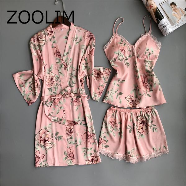 2018 women pajamas 3 pieces satin sleepwear pijama with chest pads spaghetti strap lace silk sleep lounge nightwear pyjama, Black;red
2018 women pajamas 3 pieces satin sleepwear pijama with chest pads spaghetti strap lace silk sleep lounge nightwear pyjama, Black;red