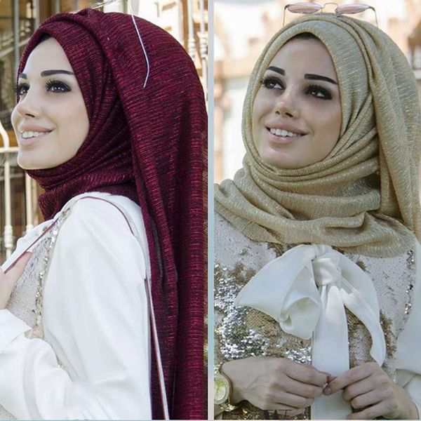 women plain lurex shinny gold glitter solid scarf veil glitert elastic wrinkle hijab wraps and shawls muslim foulards arab snood
women plain lurex shinny gold glitter solid scarf veil glitert elastic wrinkle hijab wraps and shawls muslim foulards arab snood