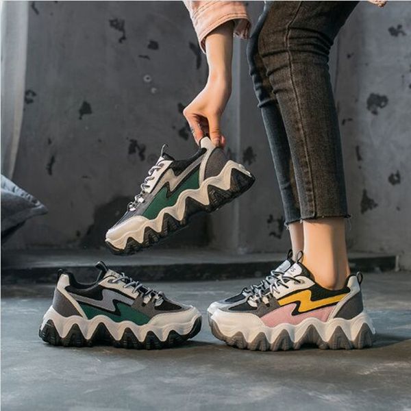 women chunky sneakers vulcanize shoes korean fashion new female black white platform thick sole running casual shoe woman 5cm
women chunky sneakers vulcanize shoes korean fashion new female black white platform thick sole running casual shoe woman 5cm