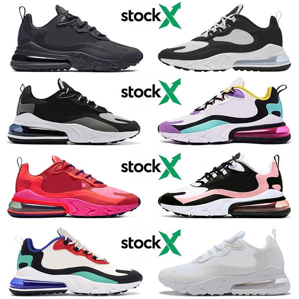 270 react mens womens running shoes hip hop triple black white hyper jade dusk purple travis scott designer trainers sneakers, White;red
270 react mens womens running shoes hip hop triple black white hyper jade dusk purple travis scott designer trainers sneakers, White;red