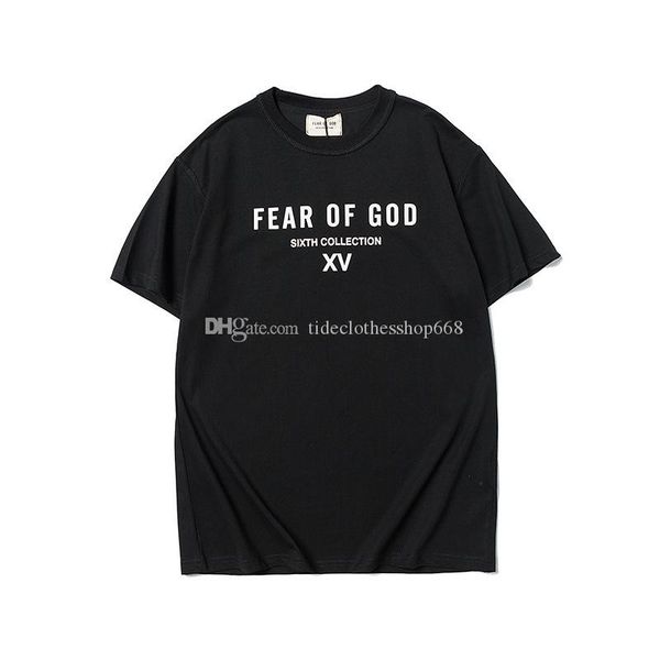 2020 new fog reflective letter short sleeve fear of god t-shirt men's loose casual wild black american half sleeve, White
2020 new fog reflective letter short sleeve fear of god t-shirt men's loose casual wild black american half sleeve, White