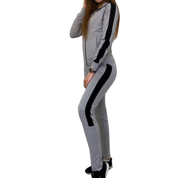 women's tracksuits 2021 women clothing 2pcs/set spring autumn set long-sleeved sweater two-piece leisure sportswear suit sports sets, Gray
women's tracksuits 2021 women clothing 2pcs/set spring autumn set long-sleeved sweater two-piece leisure sportswear suit sports sets, Gray
