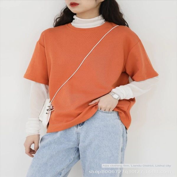 love family jin da ban shanhe orange loose slim short-sleeved t-shirt love family jin da ban shanhe orange loose slim short-sleeved, White
love family jin da ban shanhe orange loose slim short-sleeved t-shirt love family jin da ban shanhe orange loose slim short-sleeved, White