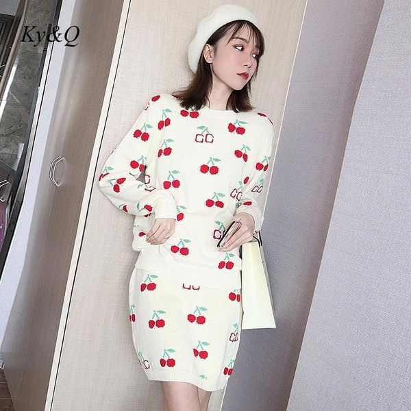 brand design sweet 2020 spring women new pullover fashion cherry embroidery jacquard knitted o-neck sweater casual clothes, White;black
brand design sweet 2020 spring women new pullover fashion cherry embroidery jacquard knitted o-neck sweater casual clothes, White;black