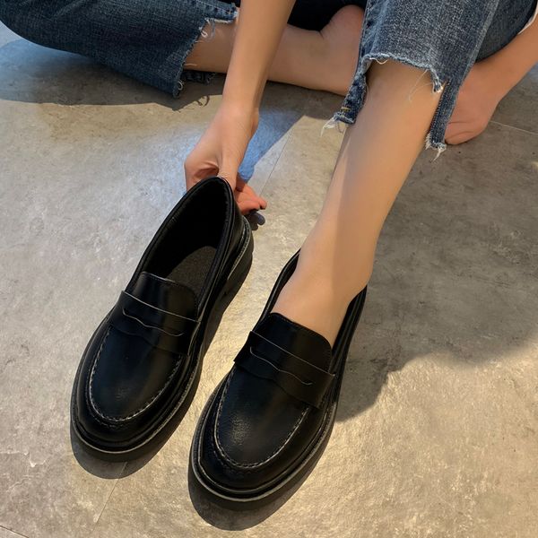 platform shoes sewing creepers round toe dress flats soft leather retro japanese moccasins brief slip on solid femme loafers2019, Black
platform shoes sewing creepers round toe dress flats soft leather retro japanese moccasins brief slip on solid femme loafers2019, Black