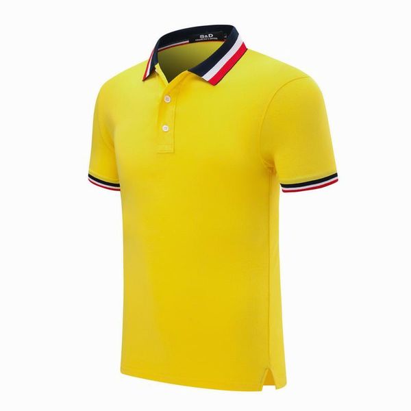 sd 20064 cf new fashion classic three-color striped collar short-sleeved polo shirt comfortable and breathable yellow t-shirt uniform, Black
sd 20064 cf new fashion classic three-color striped collar short-sleeved polo shirt comfortable and breathable yellow t-shirt uniform, Black