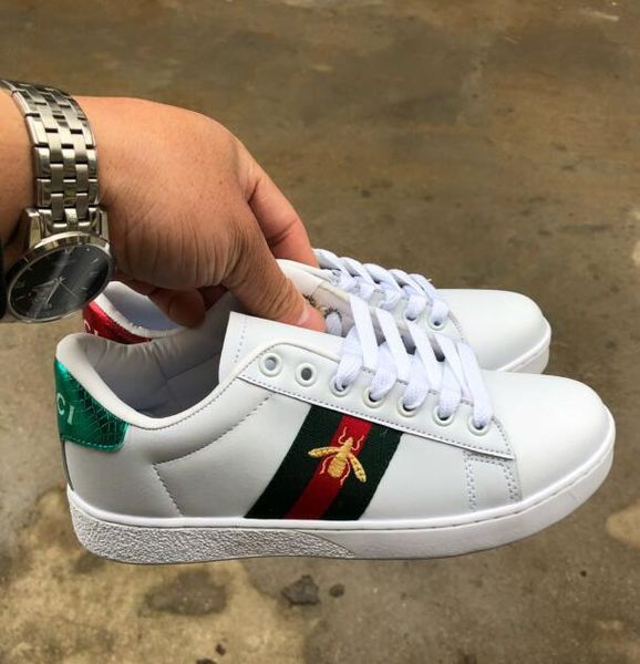 bee new designe shoes white tiger snake dragon ace embroidered mens & women genuine leather designe sneakers casual shoes, Black
bee new designe shoes white tiger snake dragon ace embroidered mens & women genuine leather designe sneakers casual shoes, Black