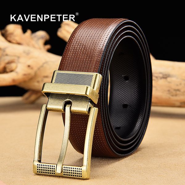 men's reversible leather belt classic cow genuine leather luxury strap male belts for men with rotated buckle dropshipping t200615, Black;brown
men's reversible leather belt classic cow genuine leather luxury strap male belts for men with rotated buckle dropshipping t200615, Black;brown