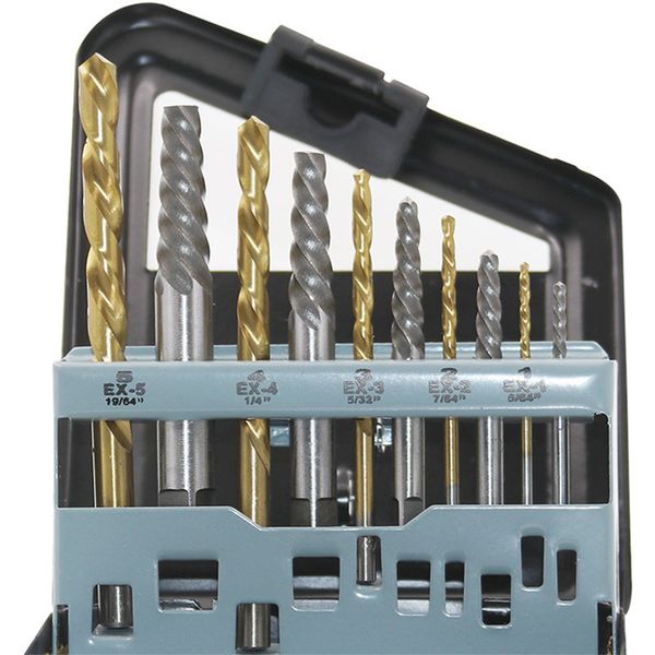 10pcs convenient cobalt left hand drill bit broken bolt damaged screw extractor set with metal case to collect the tools
10pcs convenient cobalt left hand drill bit broken bolt damaged screw extractor set with metal case to collect the tools